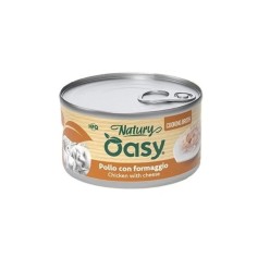 Oasy Cooking Broth  80 Gr Pollo/Formaggio  cibo umido per gatti