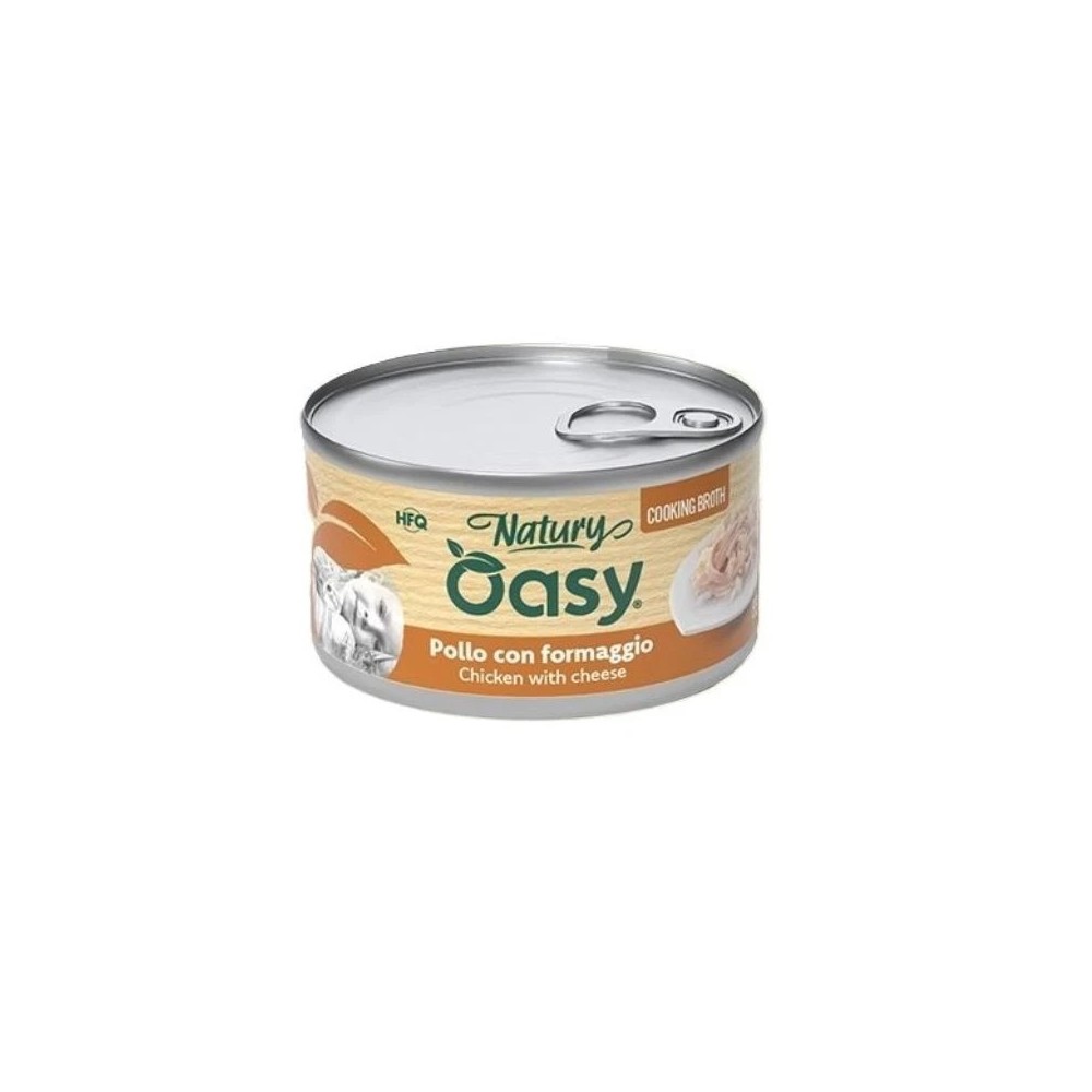 Oasy Cooking Broth  80 Gr Pollo/Formaggio  cibo umido per gatti