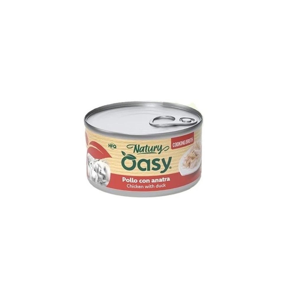 Oasy Cooking Broth  80 Gr Pollo/Anatra  cibo umido per gatti