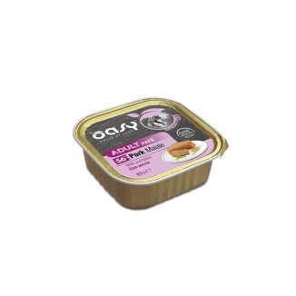 Oasy Cat Pate Gf Adult Maiale 85 Gr.  cibo umido per cani