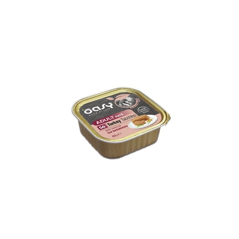 Oasy Cat Pate Gf Adult Tacchino 85 Gr