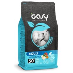 Oasy Grain Free Crocchette Cane  Mini  al pesce 2.5 Kg