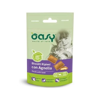Oasy Snack Cat - Biscotti Ripieni Per Gattini 60 G