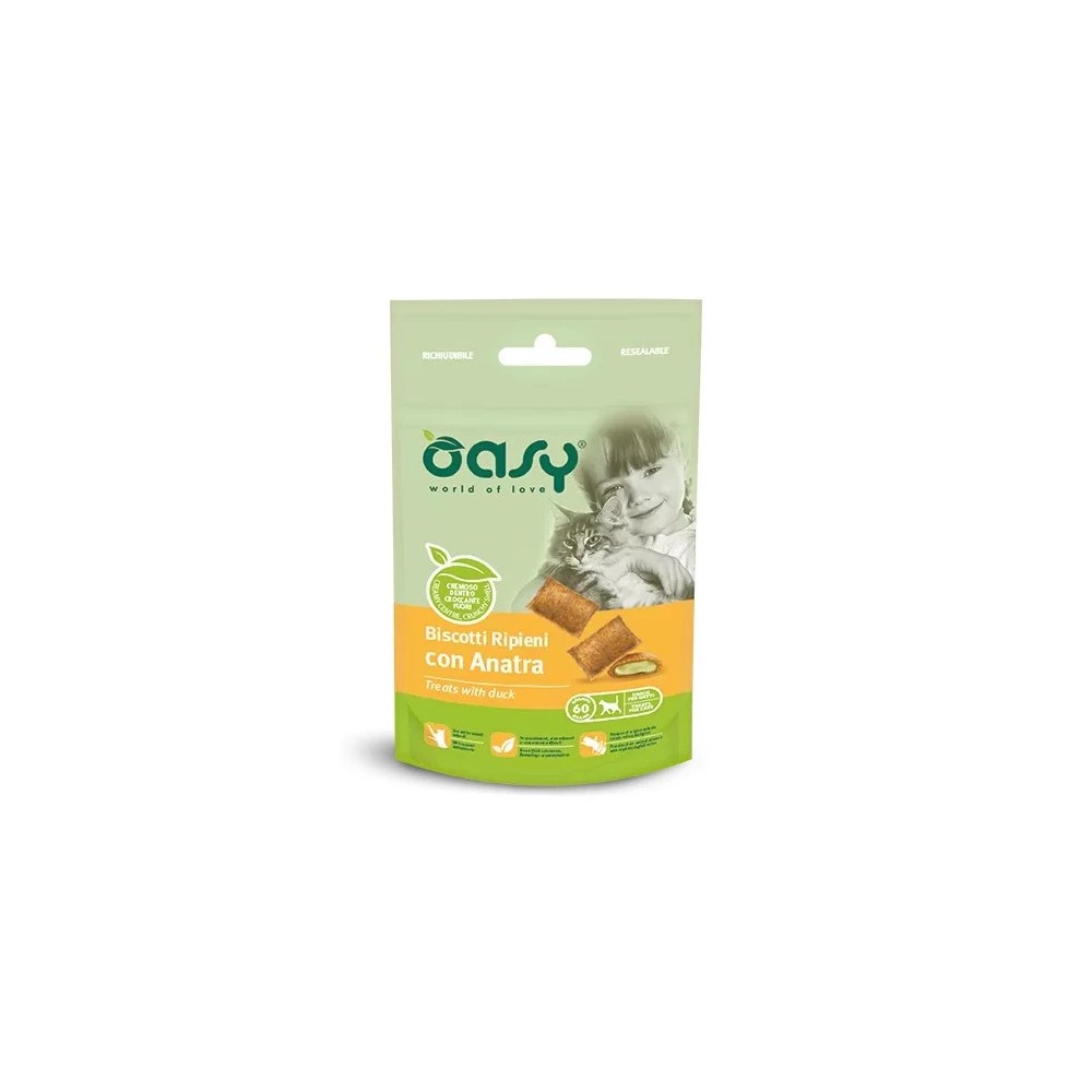 Oasy Cat Biscotti Con Anatra