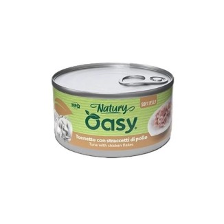 Oasy Natury Softy Jelly 85 Gr Tonno/Pollo cibo umido per gatti