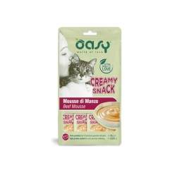 Oasy Snack Cat - Creamy Snack Manzo (4X15Gr)