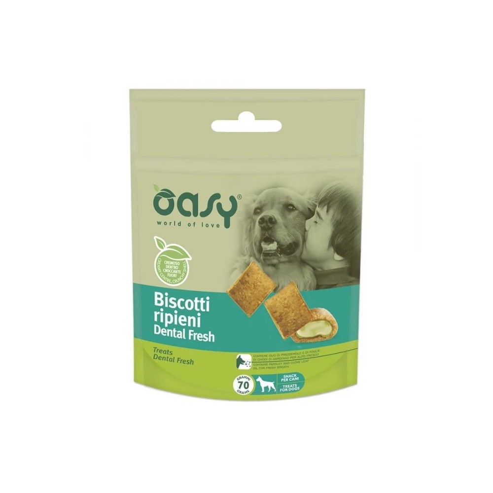 Oasy Snack Dog - Biscotti Ripieni Per Cuccioli 70