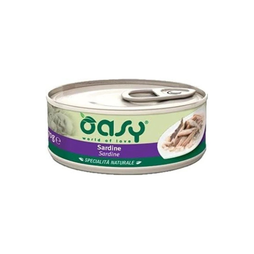 Oasy Sp. Naturali Lattina Sardine 70 Gr