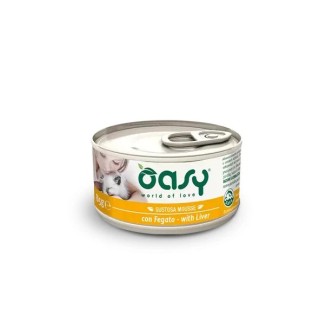 Oasy Mousse 70 Gr Fegato cibo umido per gatti