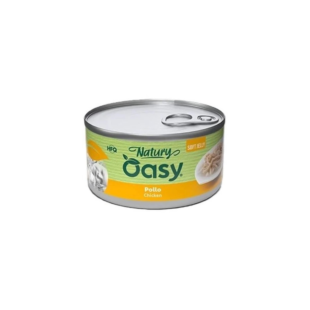 Oasy Natury Softy Jelly  85 Gr Pollo cibo umido per gatti