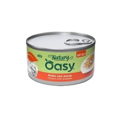 Oasy Natury Softy Jelly 85 Gr Pollo/Zucca cibo umido per gatti