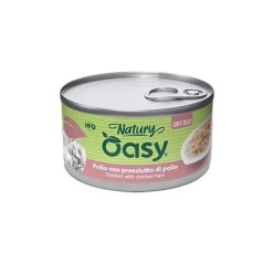 Oasy Natury  Jelly 85 Gr Pollo/Prosciutto cibo umido per gatti