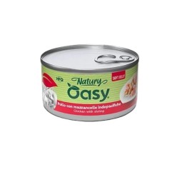 Oasy Natury Softy Jelly 85 Gr Pollo/Mazzancolle cibo umido per gatti