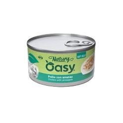 Oasy Natury Softy Jelly 85 Gr Pollo/Ananas cibo umido per gatti