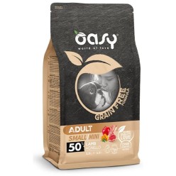 Oasy Dog Grain Free Crocchette Per Cani Adulti Small/Mini con Agnello  2,5Kg
