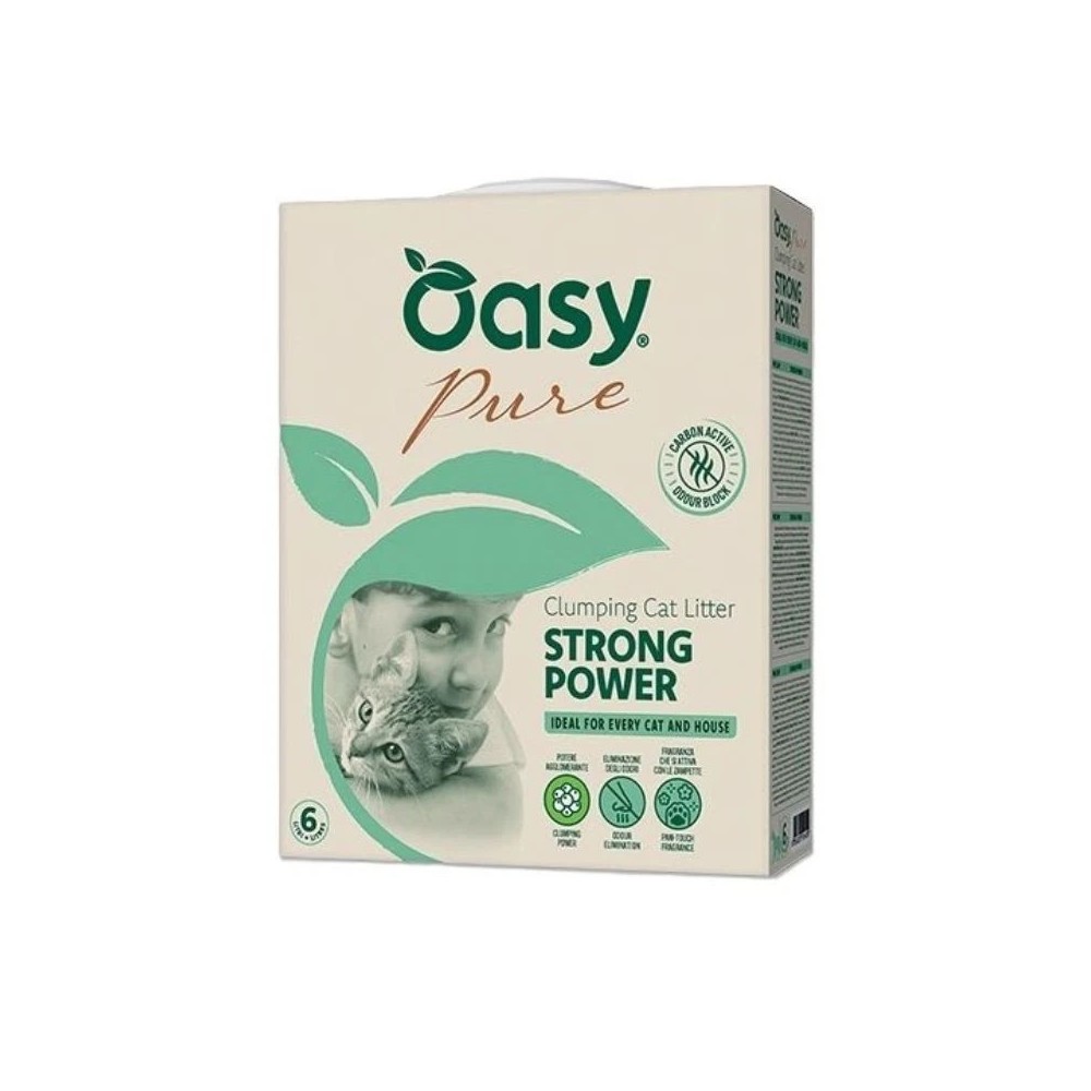Oasy Lettiera Minerale Pure Carb Attivi 6 Lt
