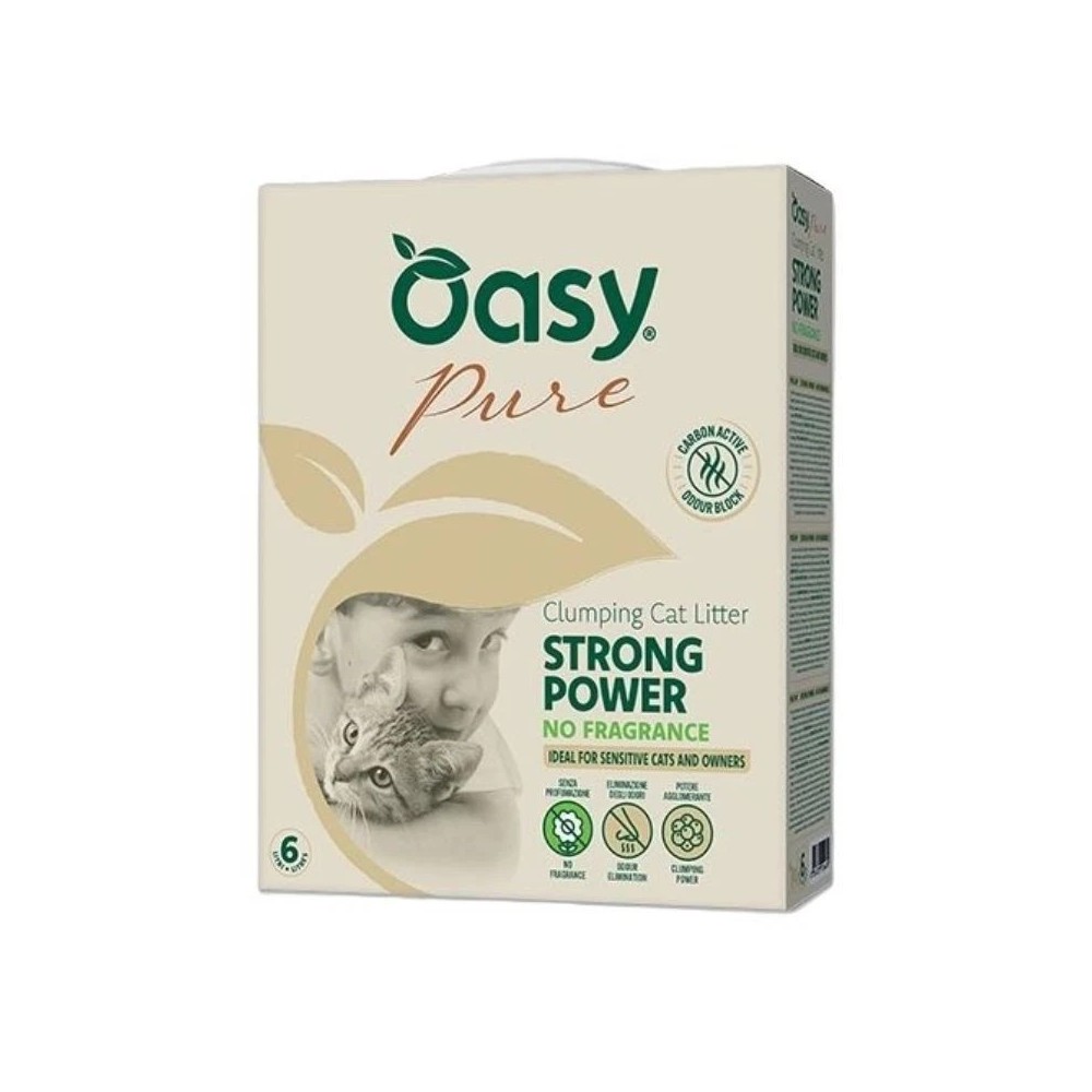 Oasy Lettiera Minerale Pure Carb Attivi Neutra 10 Lt