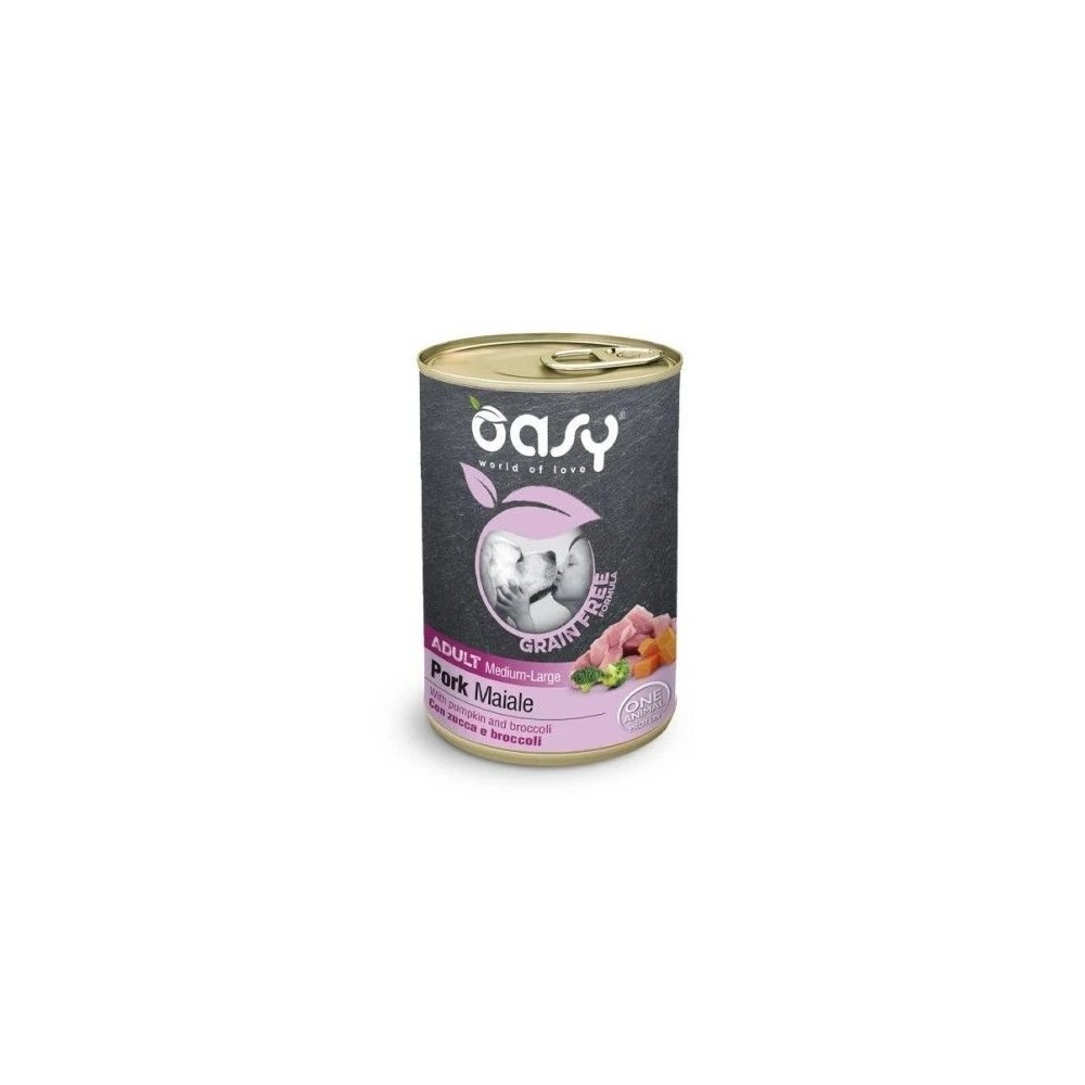 Oasy Gf Medium/Large Maiale 400 G