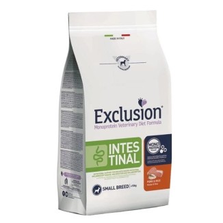 Exclussion crocchette cane  Intestinal Adult maiale e riso Small 2 Kg