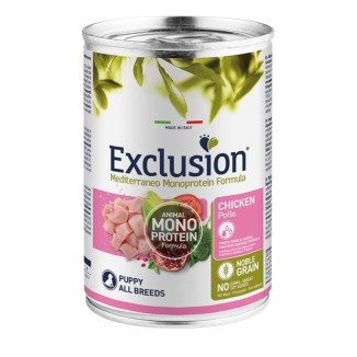 EXCLUSION cibo umido cane Monoproteico puppy pollo 400gr