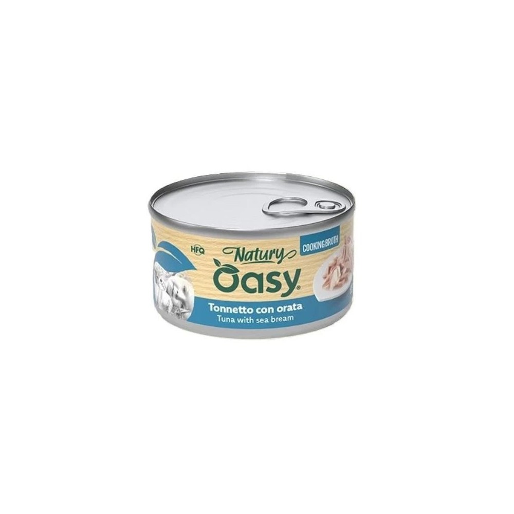 Oasy Cooking Broth  80 Gr Tonno/Orata cibo umido per gatti