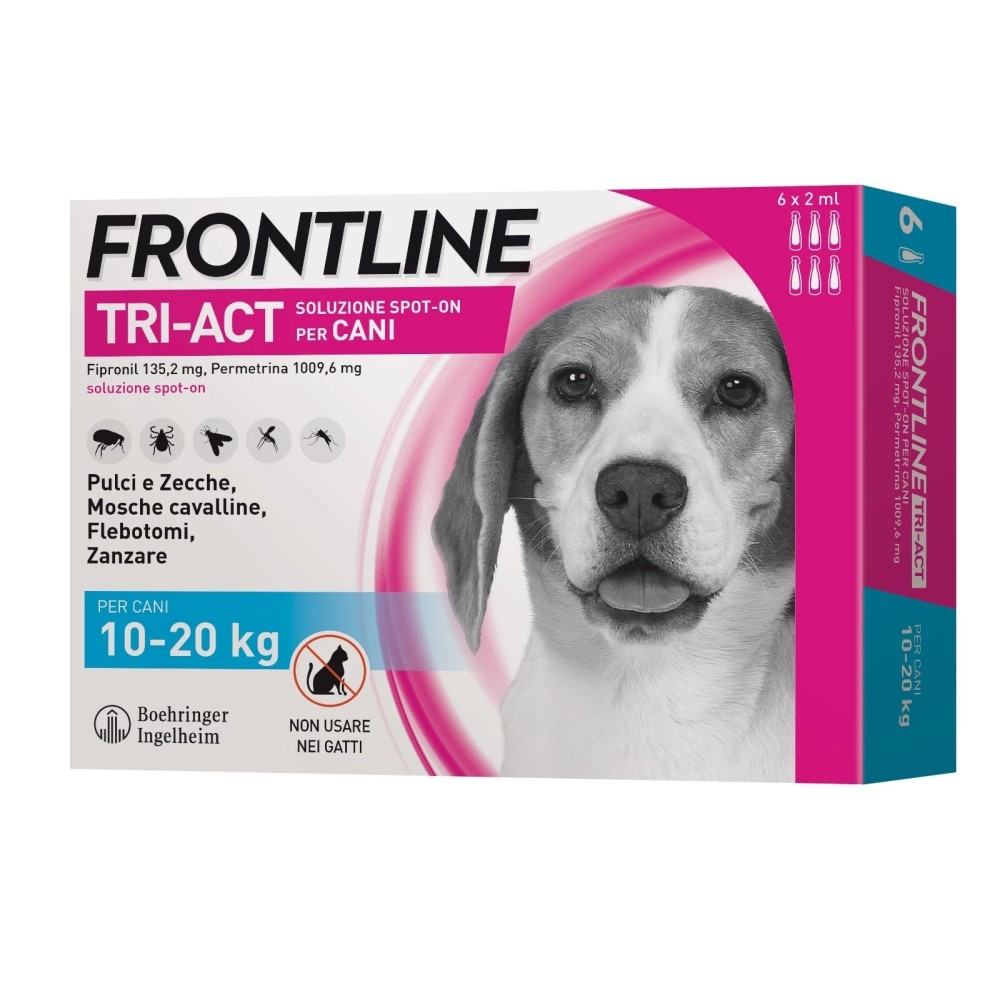 Frontline Tri Act 10/20 Kg 6 Pipette