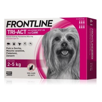 Frontline Tri Act 2/5 Kg 6 pipette