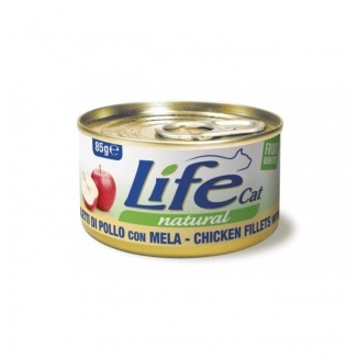 Life Cat Pollo Mela 85 Gr cibo umido