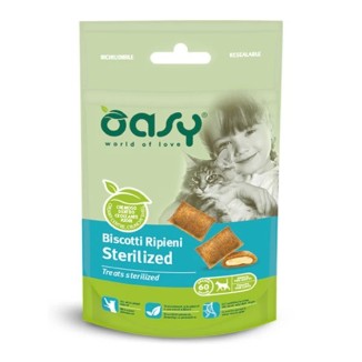 Oasy Snack Cat - Biscotti Ripieni Sterilized 60 Gr