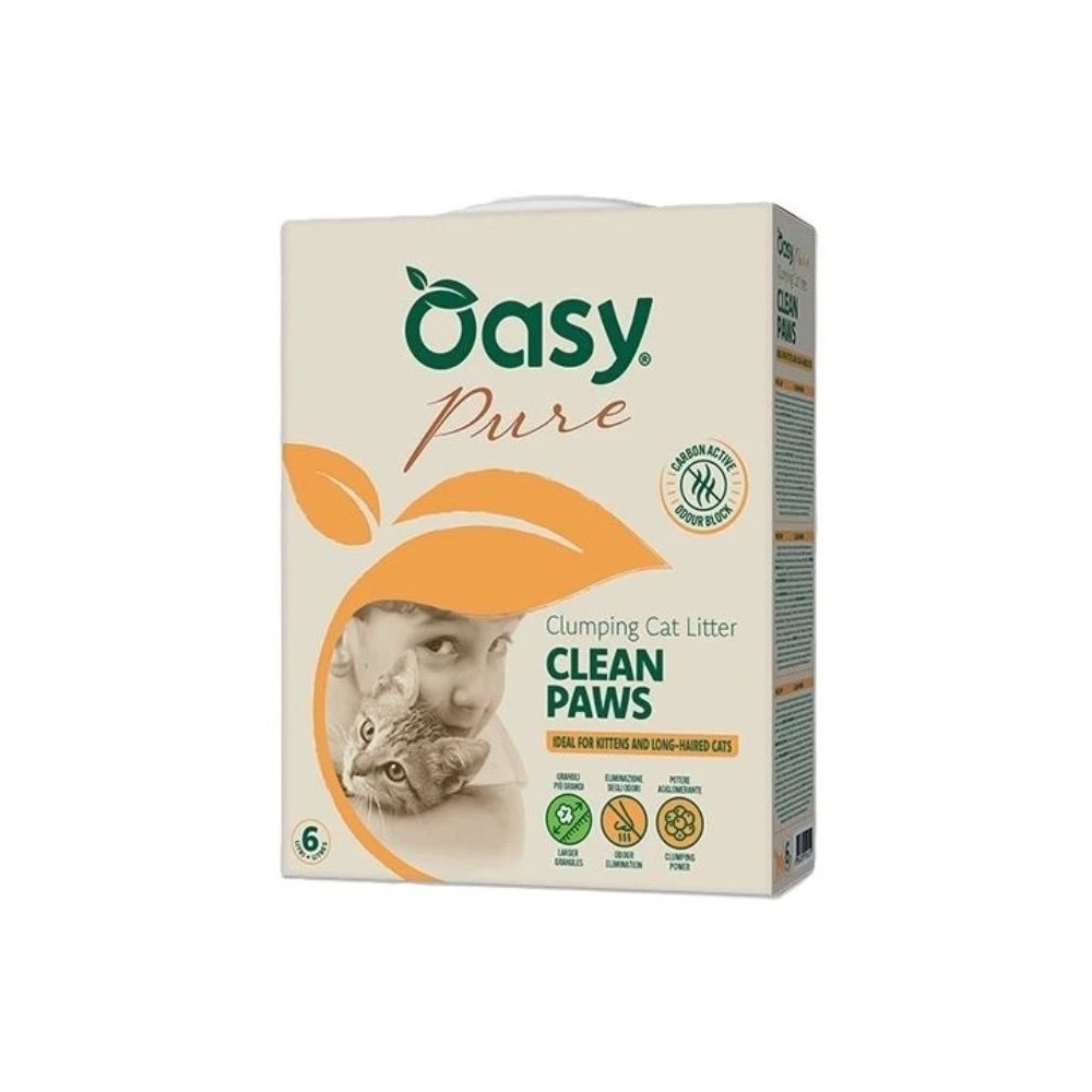 Oasy Lettiera Minerale Pure Carb Attivi Gattini 10 Lt
