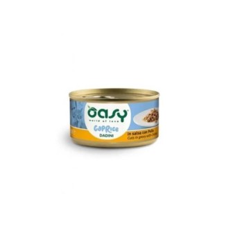 Oasy Caprice Dadini  85 Gr In Salsa Di Pollocibo umido per cani