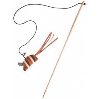 Record Stuzzicagatto Topolino Cannetta Con Topo In Maglia Marrone