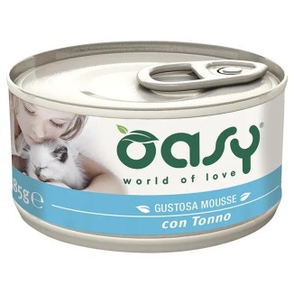 Oasy Mousse 70 Gr Tonno cibo umido per gatti