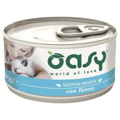 Oasy Mousse 70 Gr Tonno cibo umido per gatti